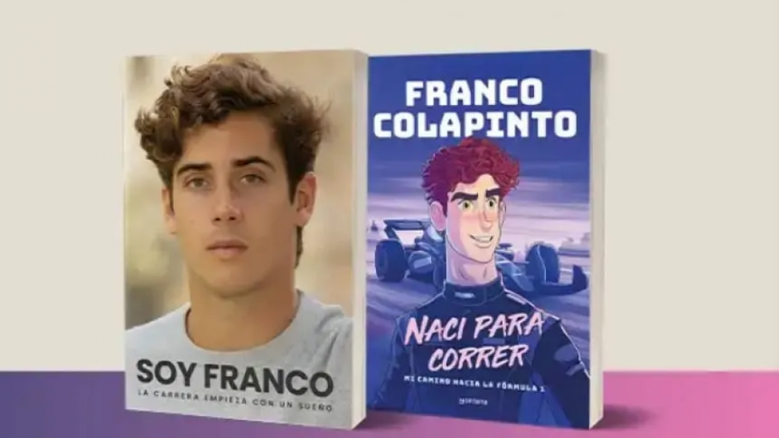 Franco Colapinto lanzó su libro: "Soy Franco", la historia detrás del sueño que lo llevó a la F1